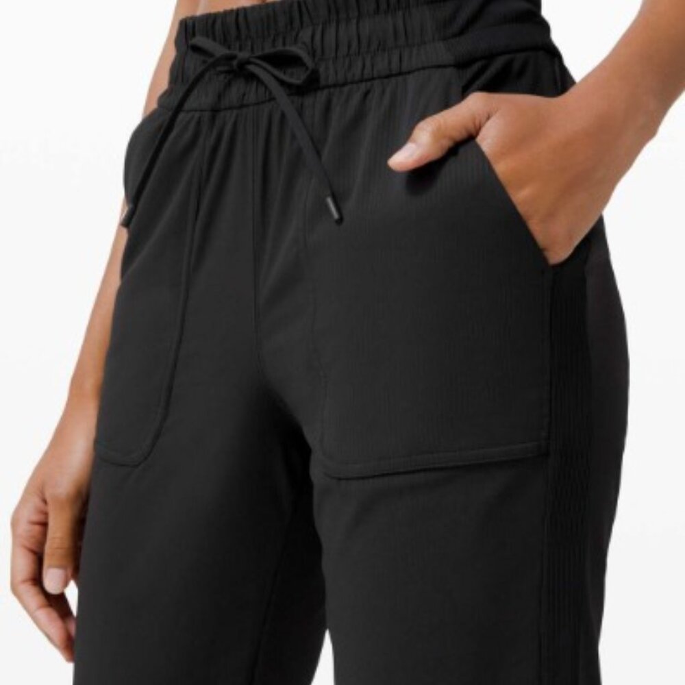 Lululemon Beyond the Studio Jogger in Black Color Size 8 - Picture 3 of 16